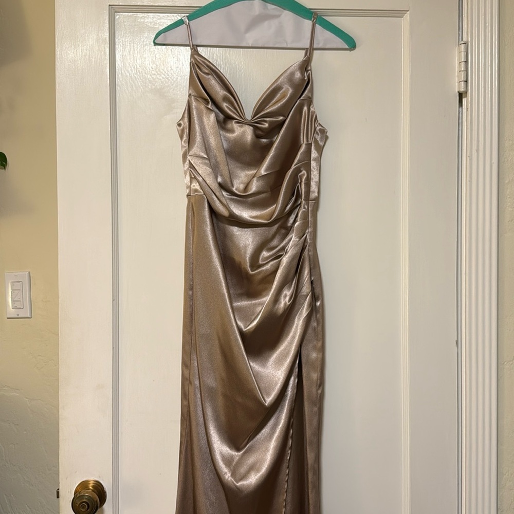 Birdy Grey Rose Champagne Bridesmaid Dress